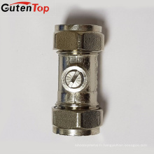 LB Guten top (Dia) 22mm Lot de 10 Valve d&#39;isolation chromée avec poignée